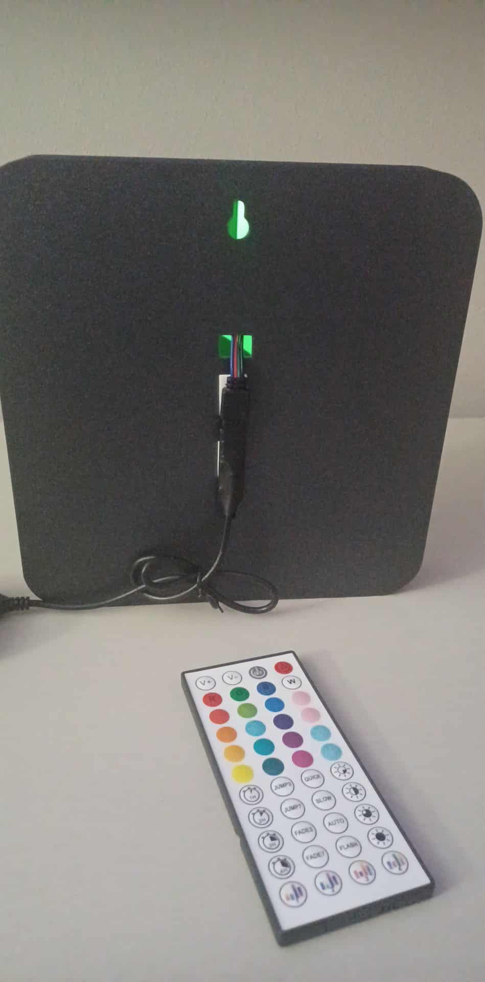 Coffee Girl LED light box – custom 3D printed – Lit Layer Creations